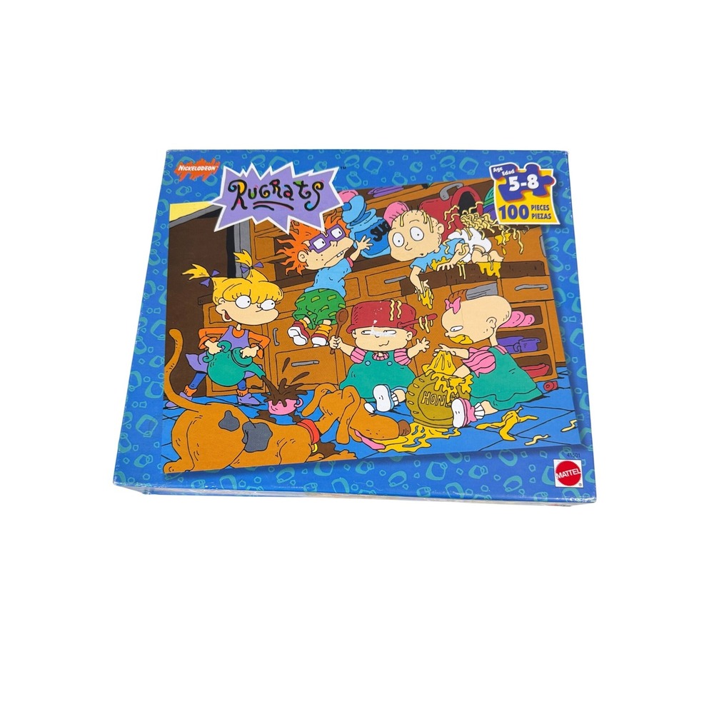 Vintage 1997 Rugrats Jigsaw Puzzle Mattel 100 Piece Nickelodeon 41501 90s Toy‎